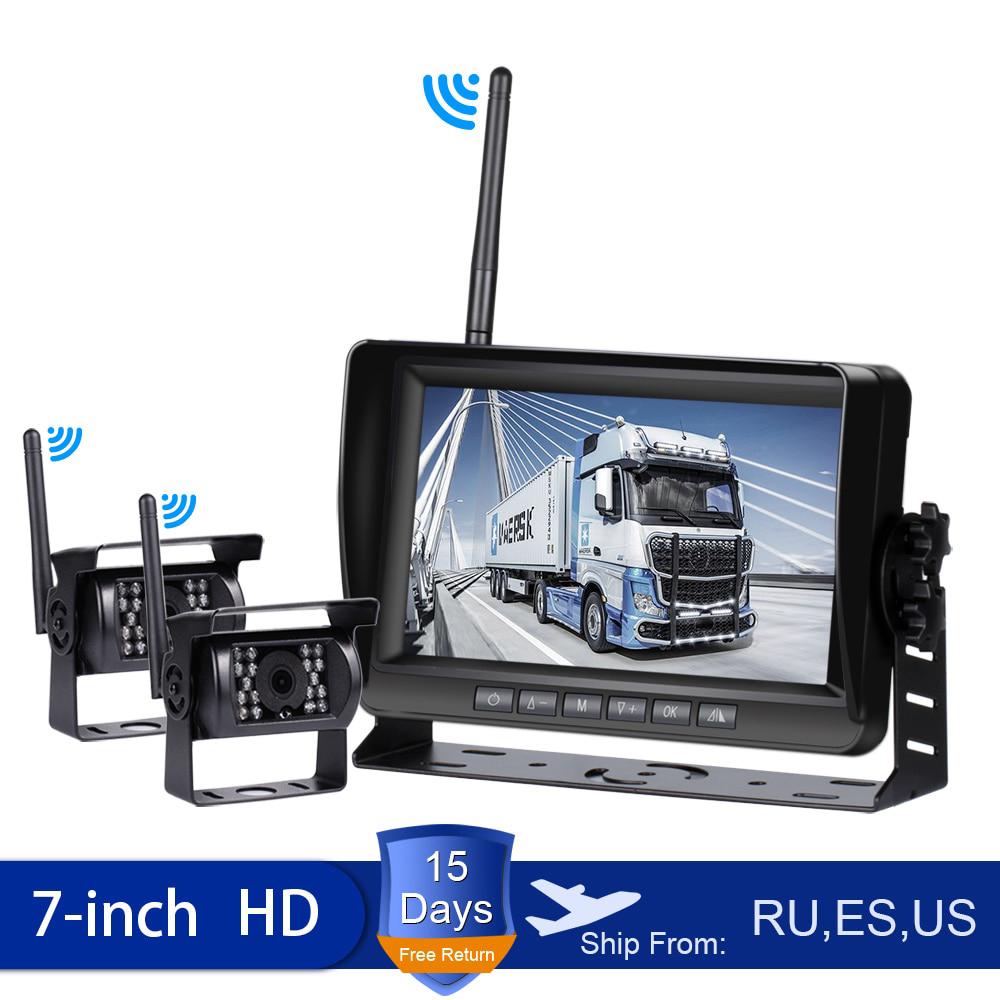 7 Inch Wireless Car Monitor Screen Reverse Vehicle Monitors Reversing Camera Screen For Car Monitor For Auto Truck RV