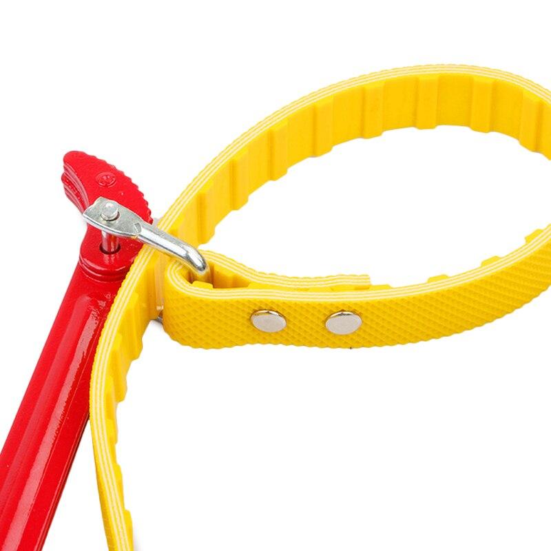 Belt Wrench Oil Filter  Chain Puller Strap Spanner Cartridge Disassembly Tool Adjustable Strap Opener Oil Filter Wrench