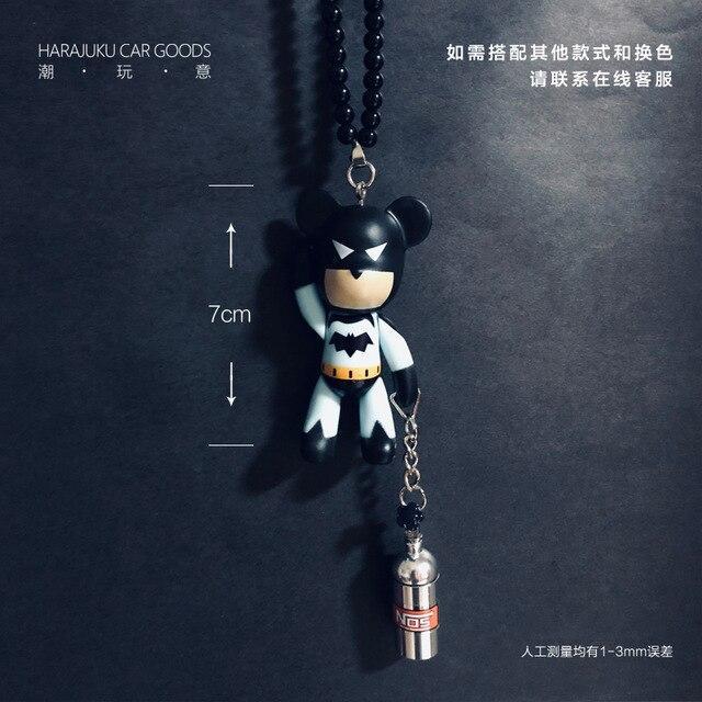 Best-selling Monkey Pendant Rear View Mirror Metal Bottle Car High-end Car Hanging Cartoon Hanging Ornaments