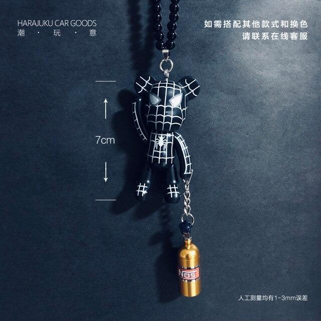 Best-selling Monkey Pendant Rear View Mirror Metal Bottle Car High-end Car Hanging Cartoon Hanging Ornaments