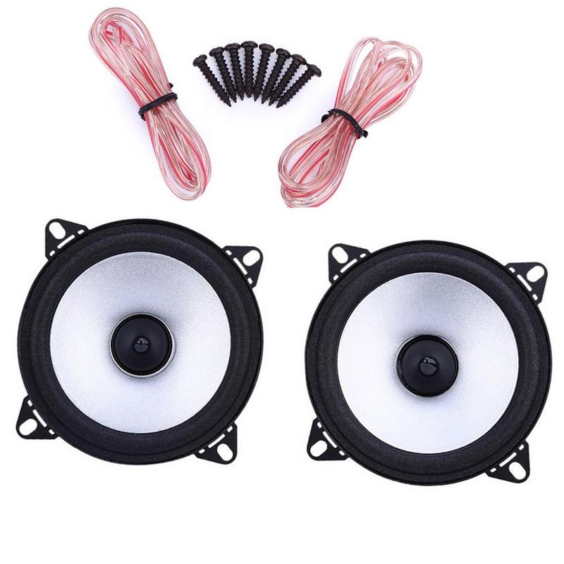 1 Pair 4 inch hot sale great quality 2x60W best selling Car stereo audio Speaker Car Full Range foam rubber edge Speaker