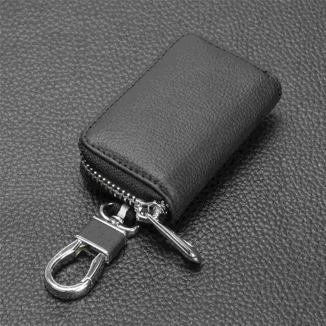 Real Leather Organizer Key Case Purse Business Men Best Sell Genuine For Citroen C2 C3-Xr C4l C5 Aircross C5 C6 Elysee Picasso